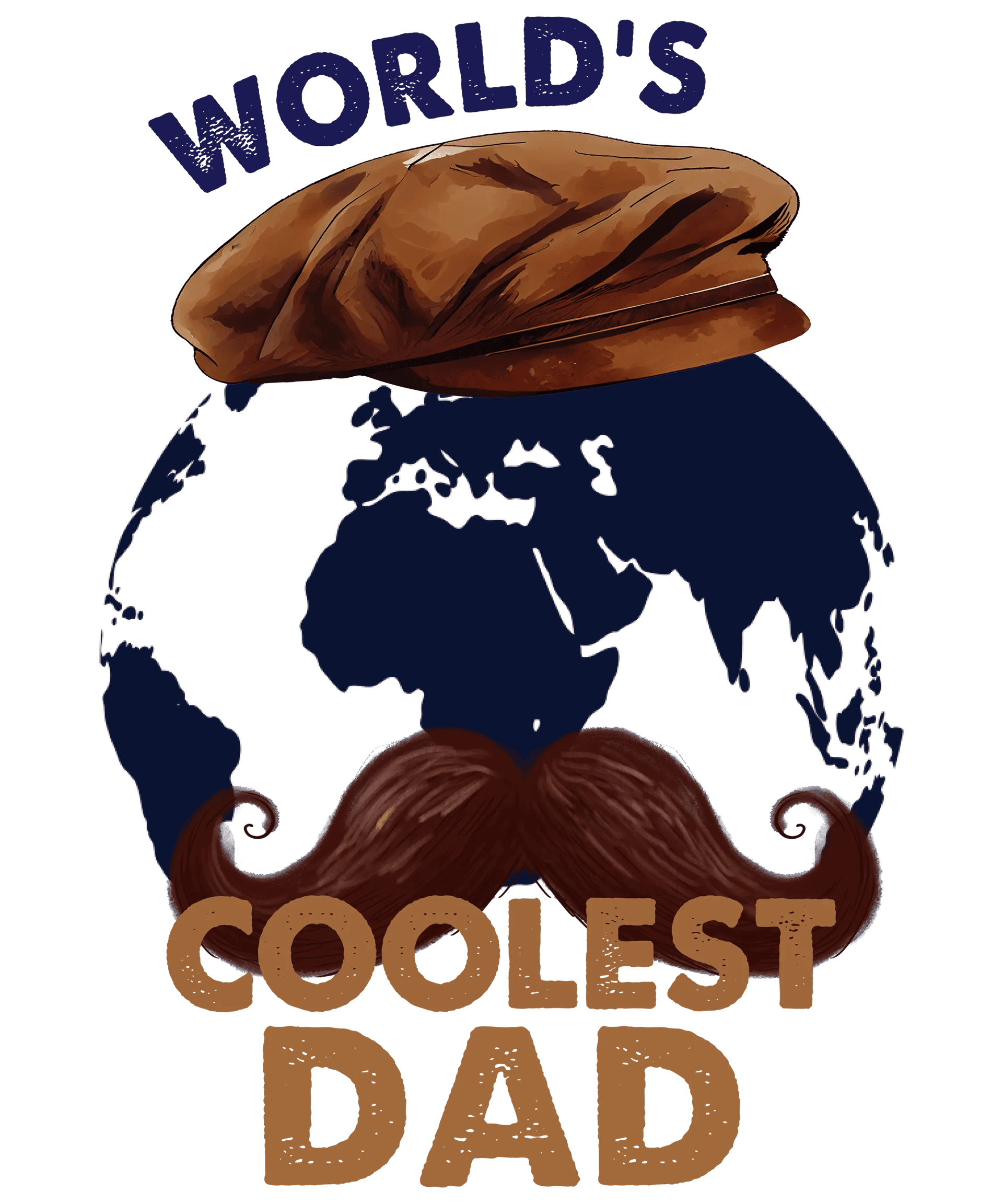 World's Coolest Dad Design DTF Ready Press V2