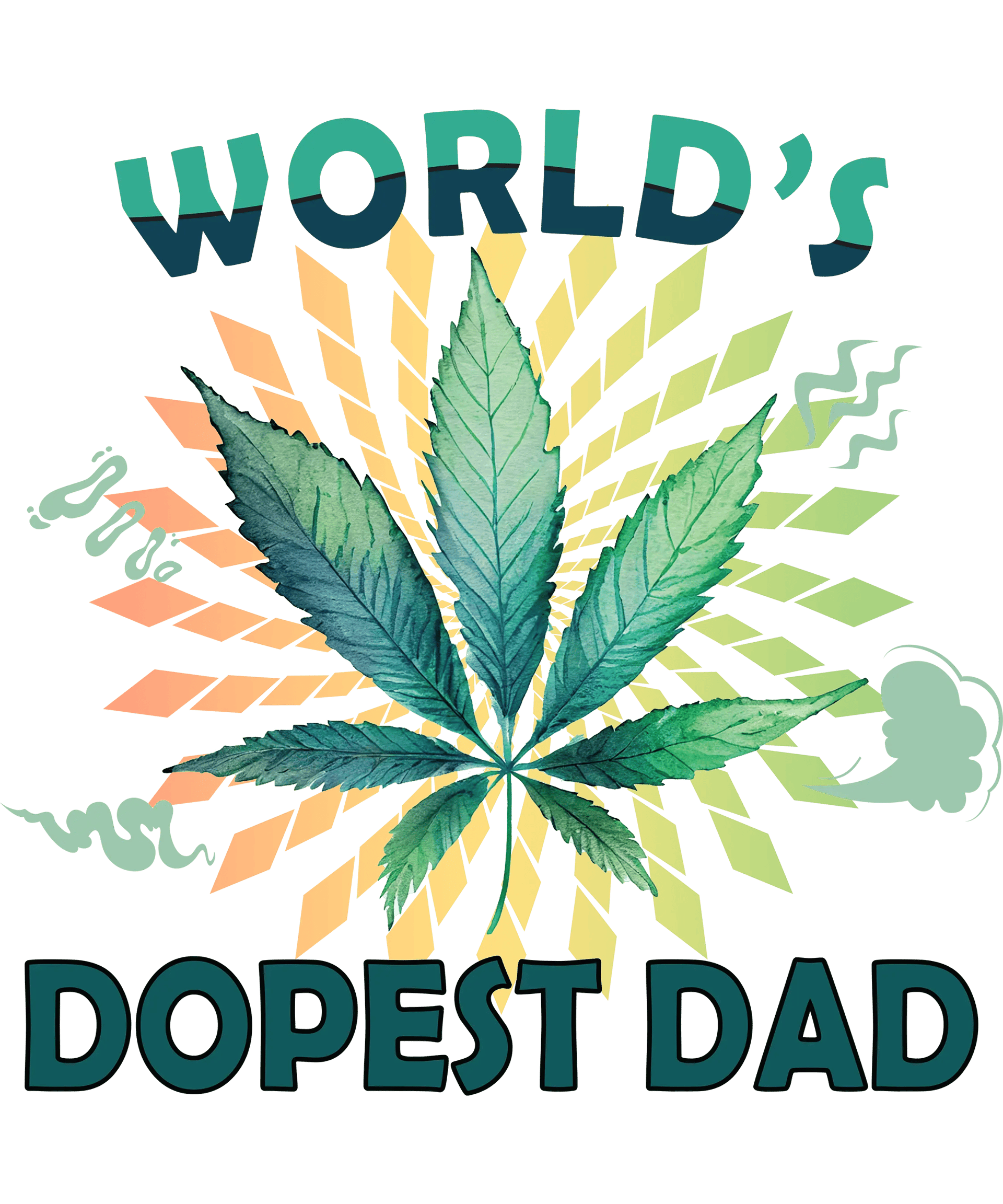 World's Dopest Dad Design - DTF Ready To Press