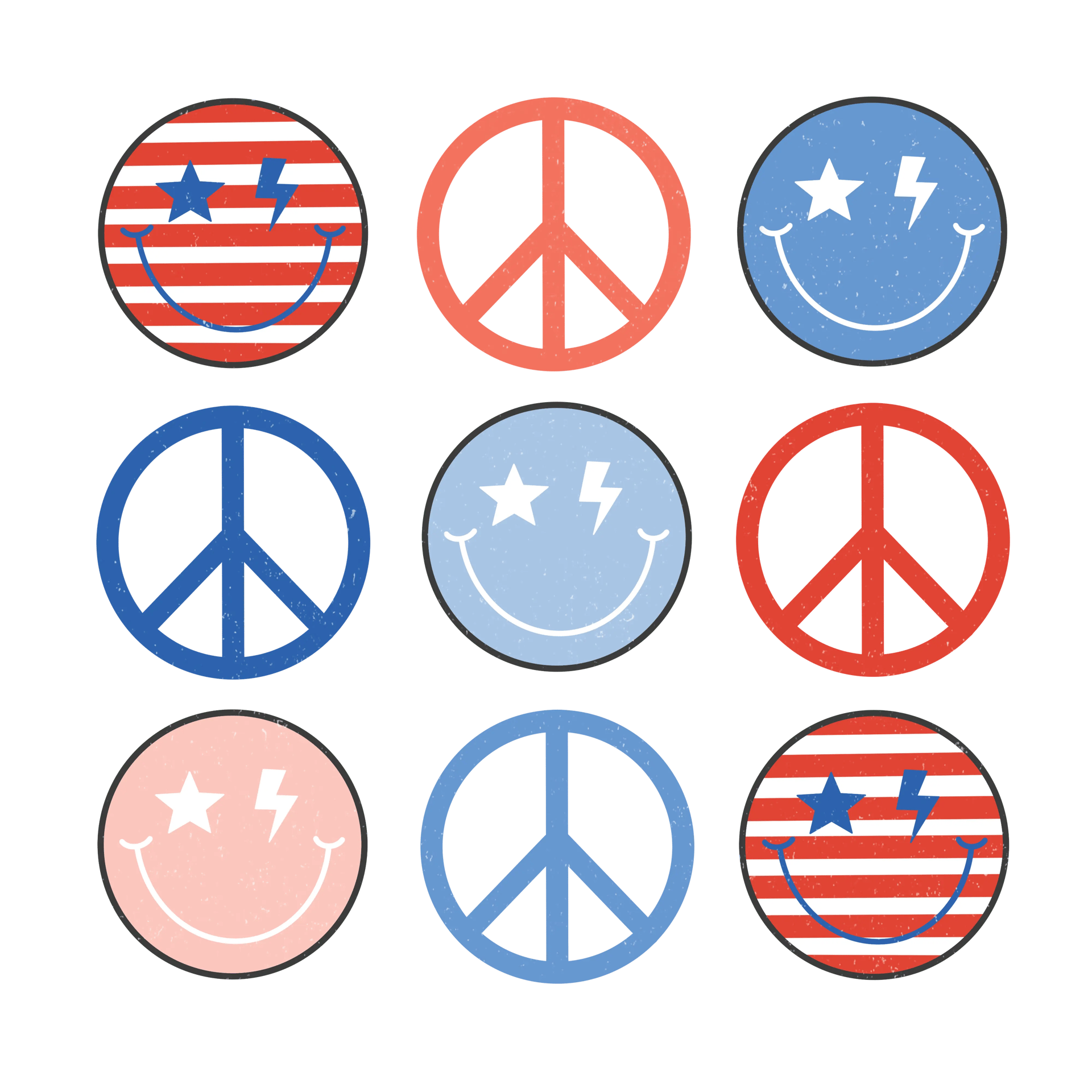 4th of July Design DTF - Ready to Press V1