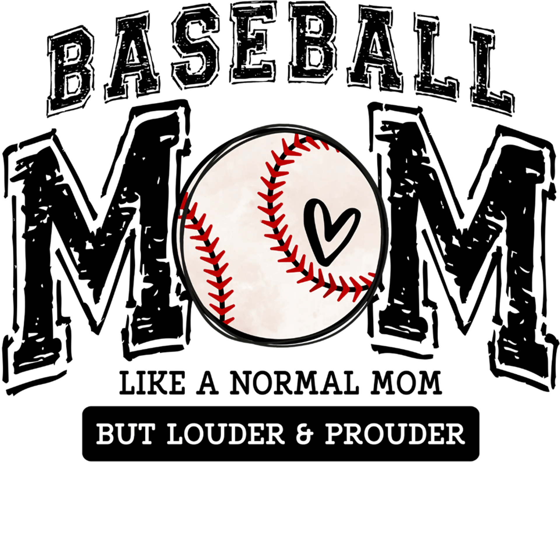 Baseball Mom Design DTF-Ready to Press