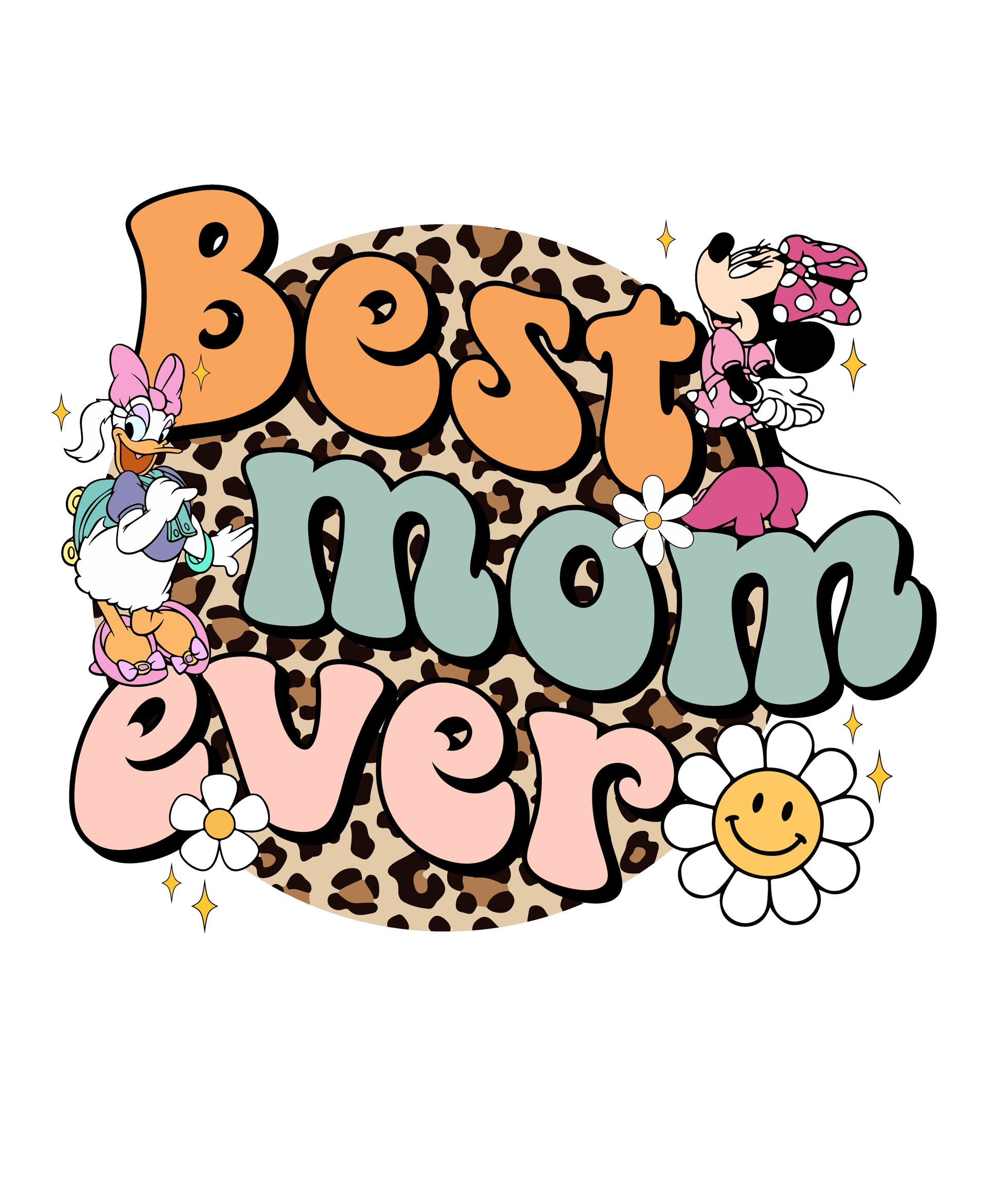 Best Mom Ever Disney Design - DTF Ready To Press