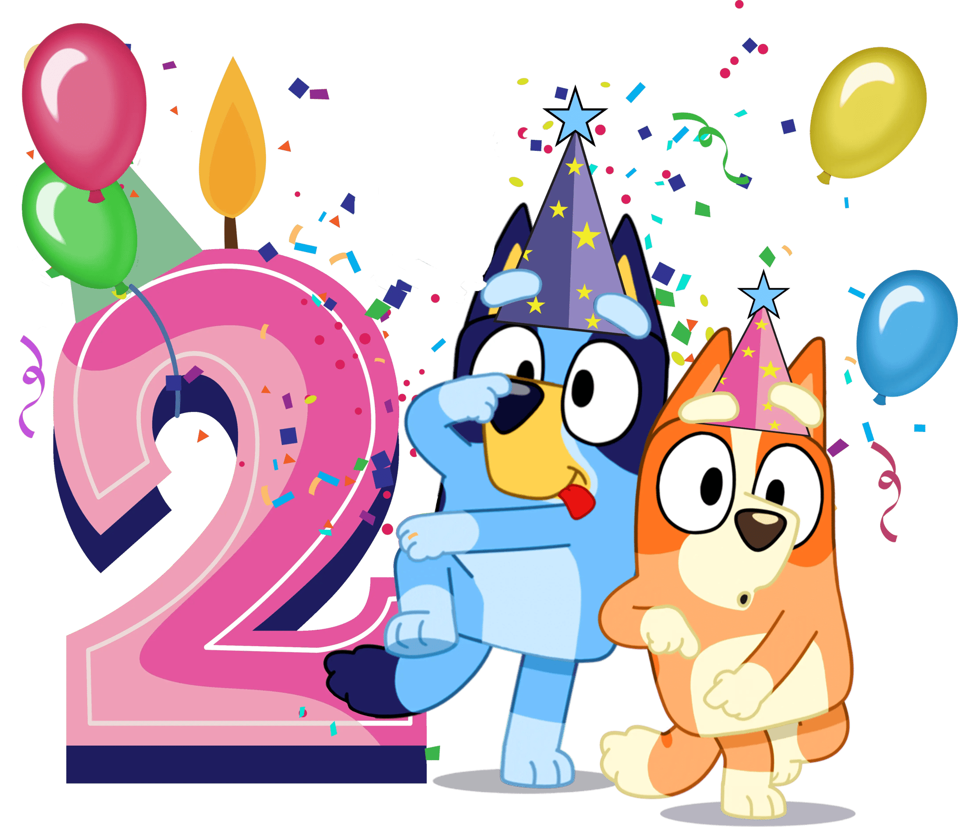Bluey Second Birthday Party Design