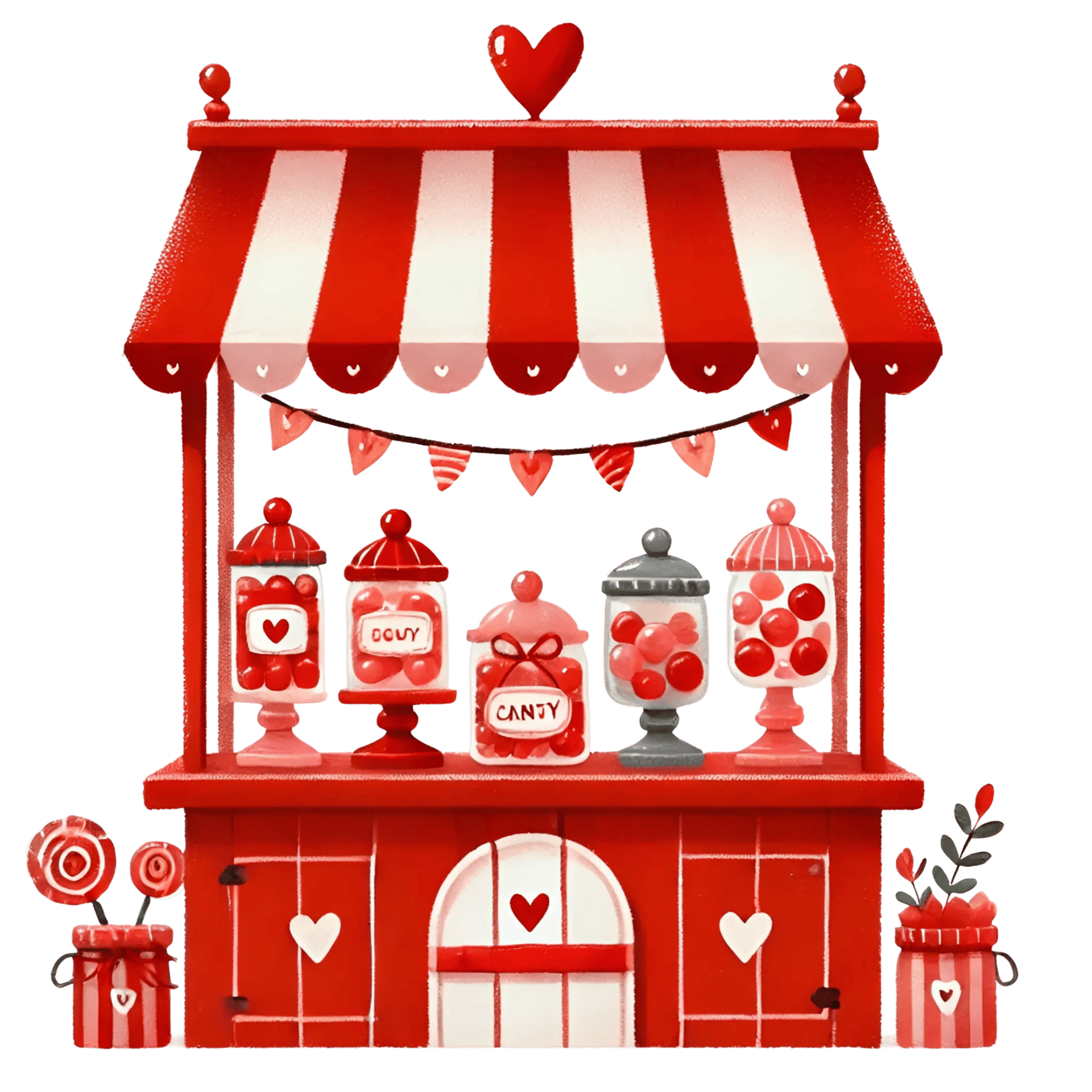 Candy Stall Valentine's Day Design
