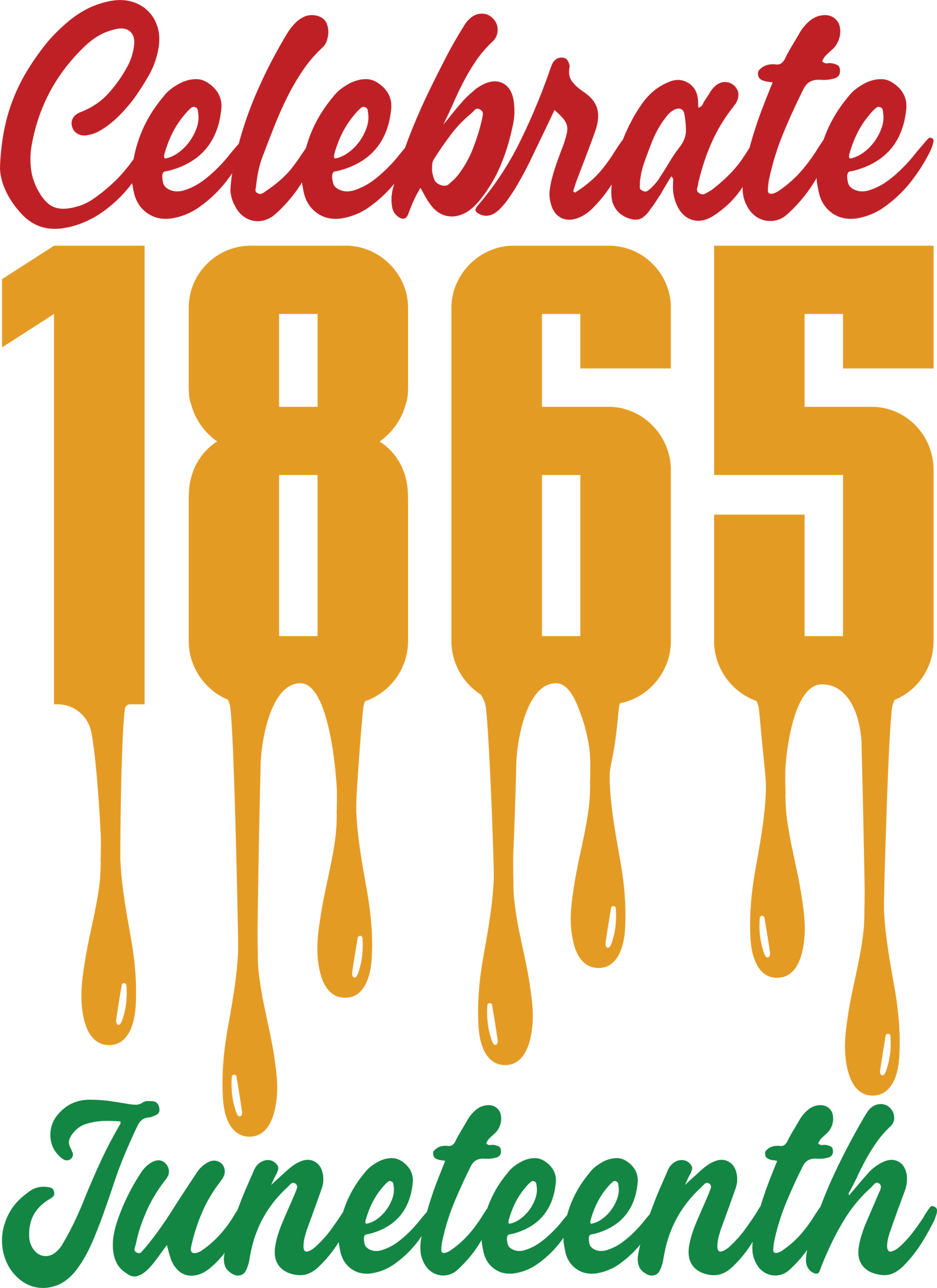 Celabrate Juneteenth Design - DTF Ready To Press