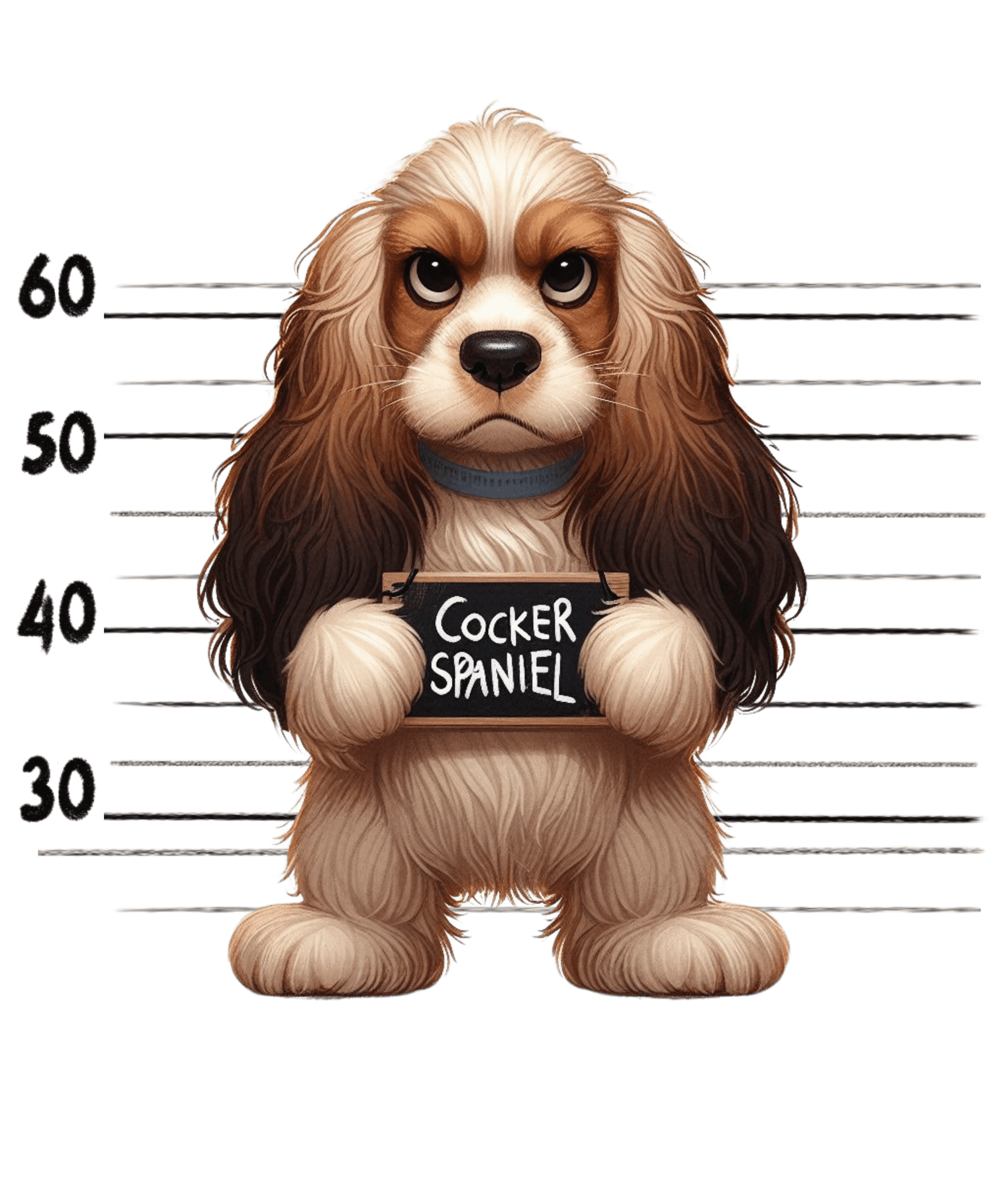Cocker Spaniel Design - DTF Ready To Press