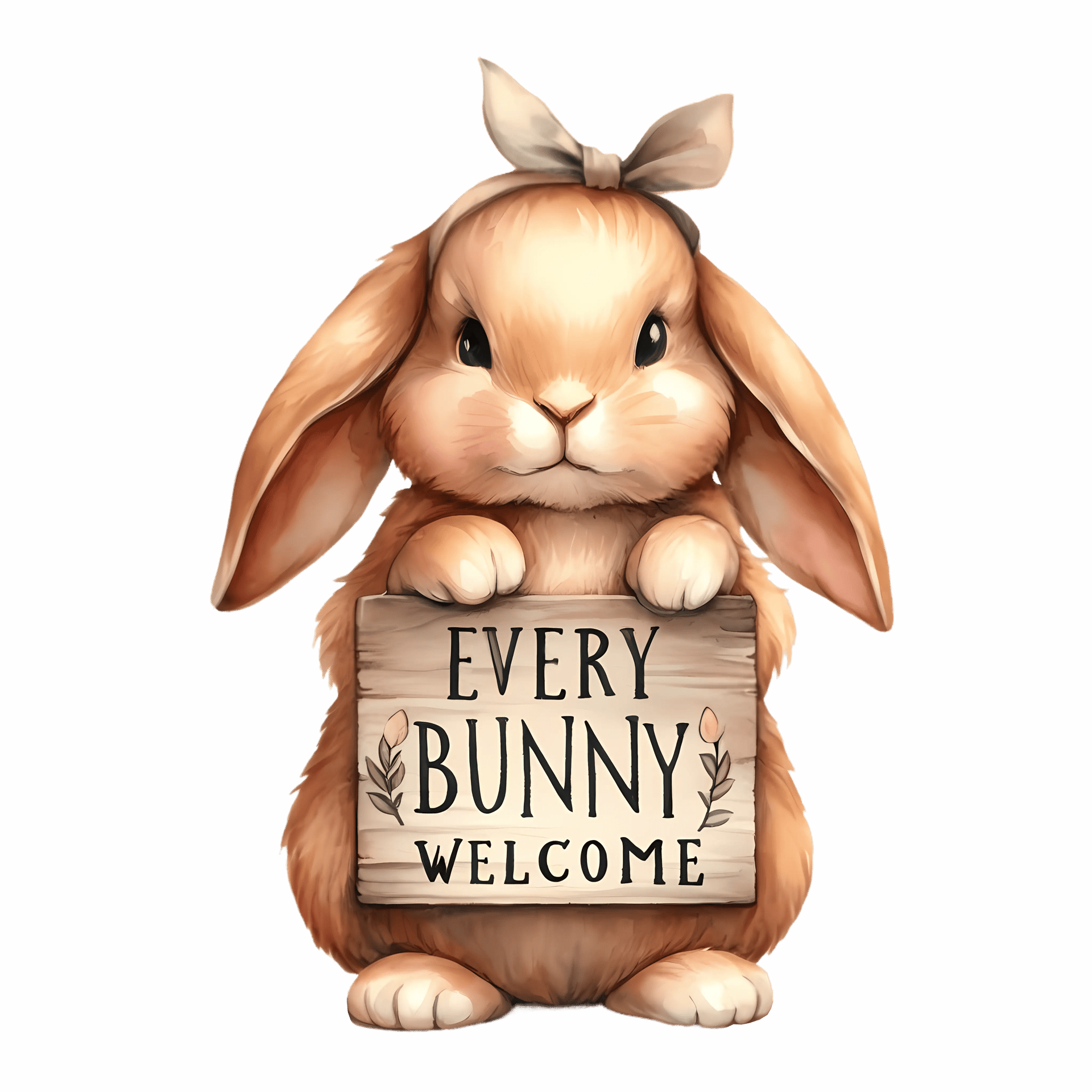 Copy of Cute Rabbit Happy Easter Party Design