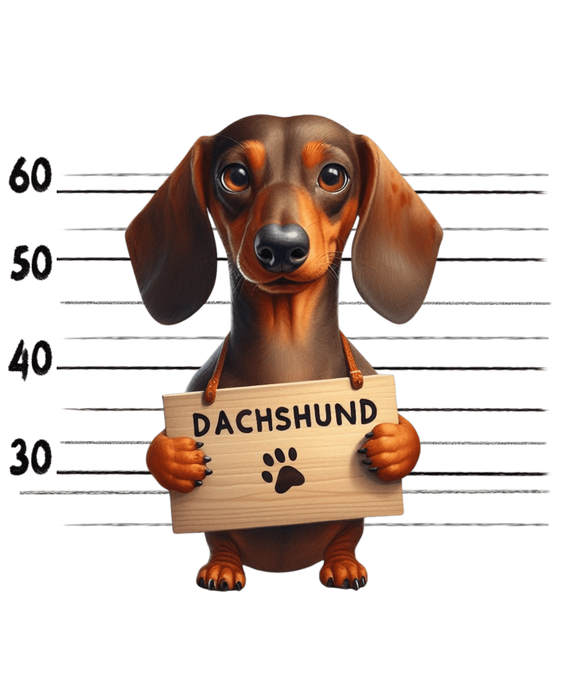 Dachshund Dog Design - DTF Ready To Press