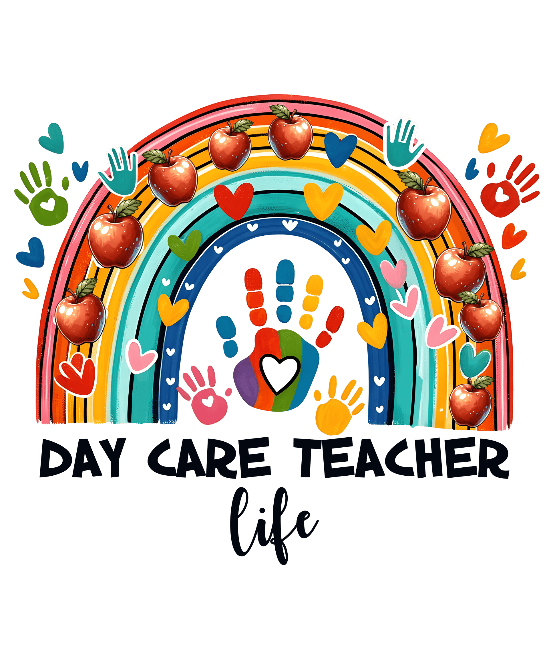 Day Care Teacher Life Design - DTF Ready To Press
