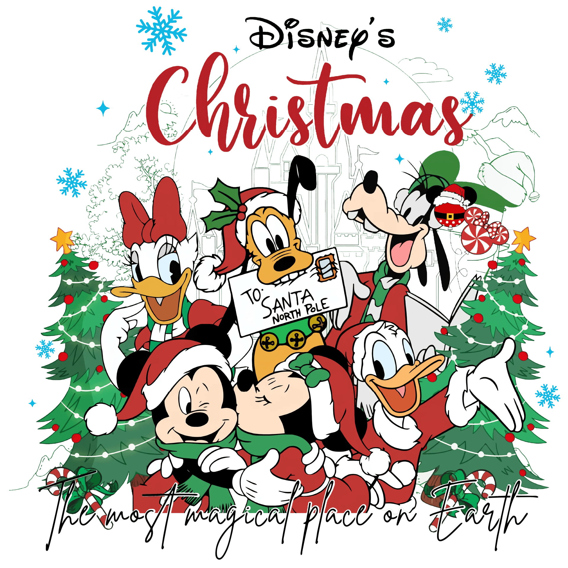 Festive Mouse Christmas Design Ready Press V2