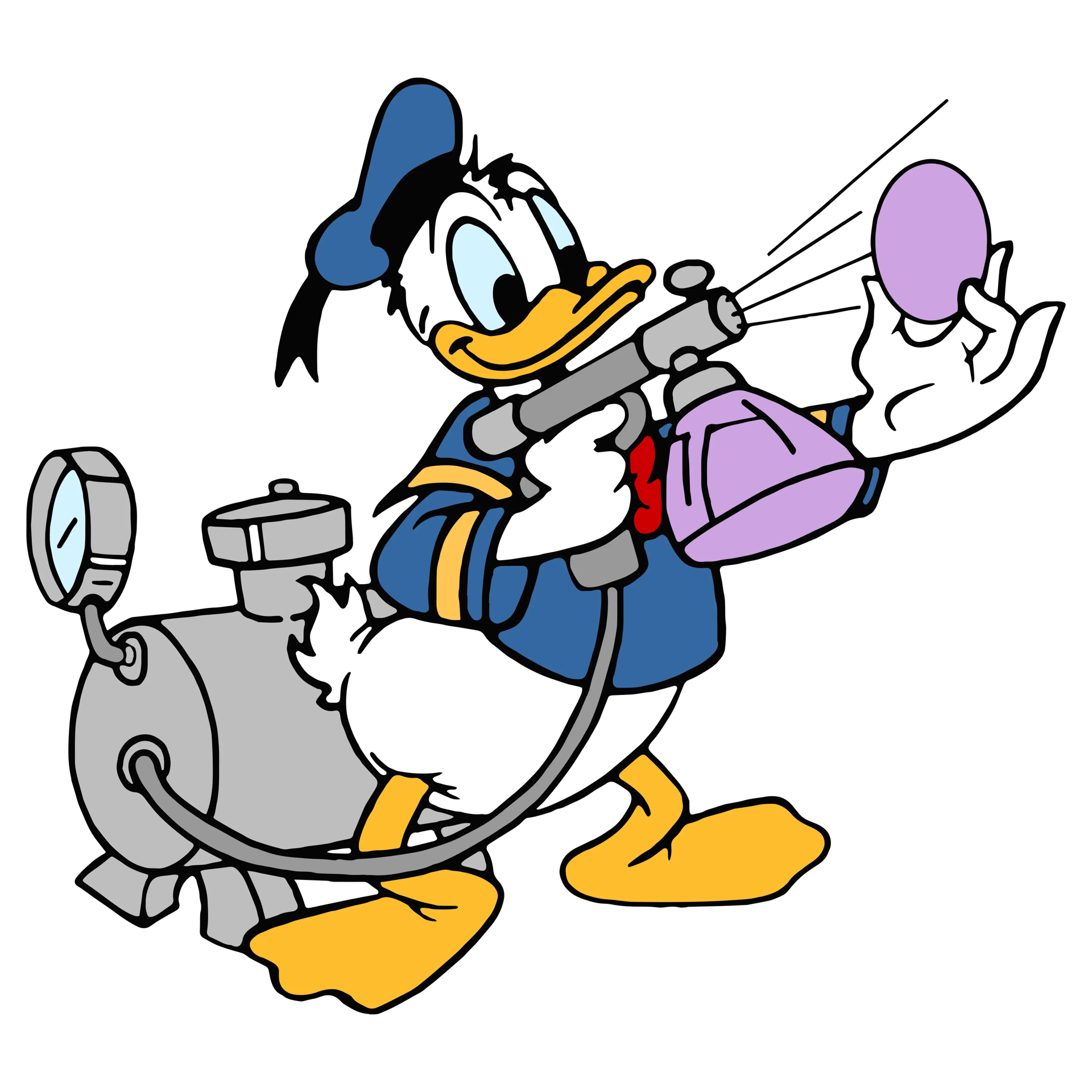 Donald Duck Paint Egg Easter Design