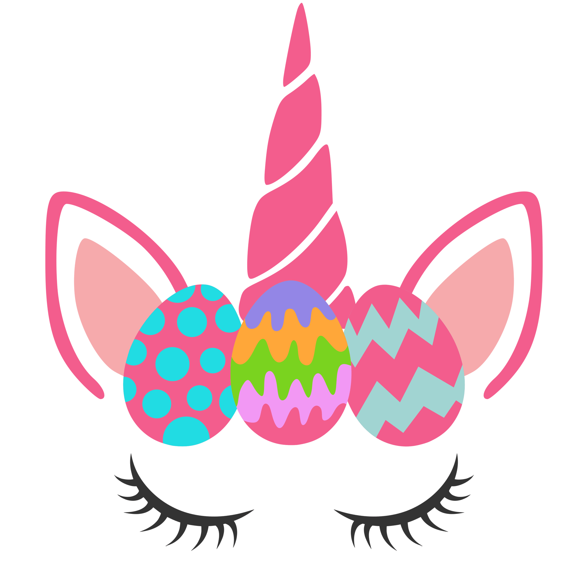 Easter Unicorn Design - DTF Ready To Press