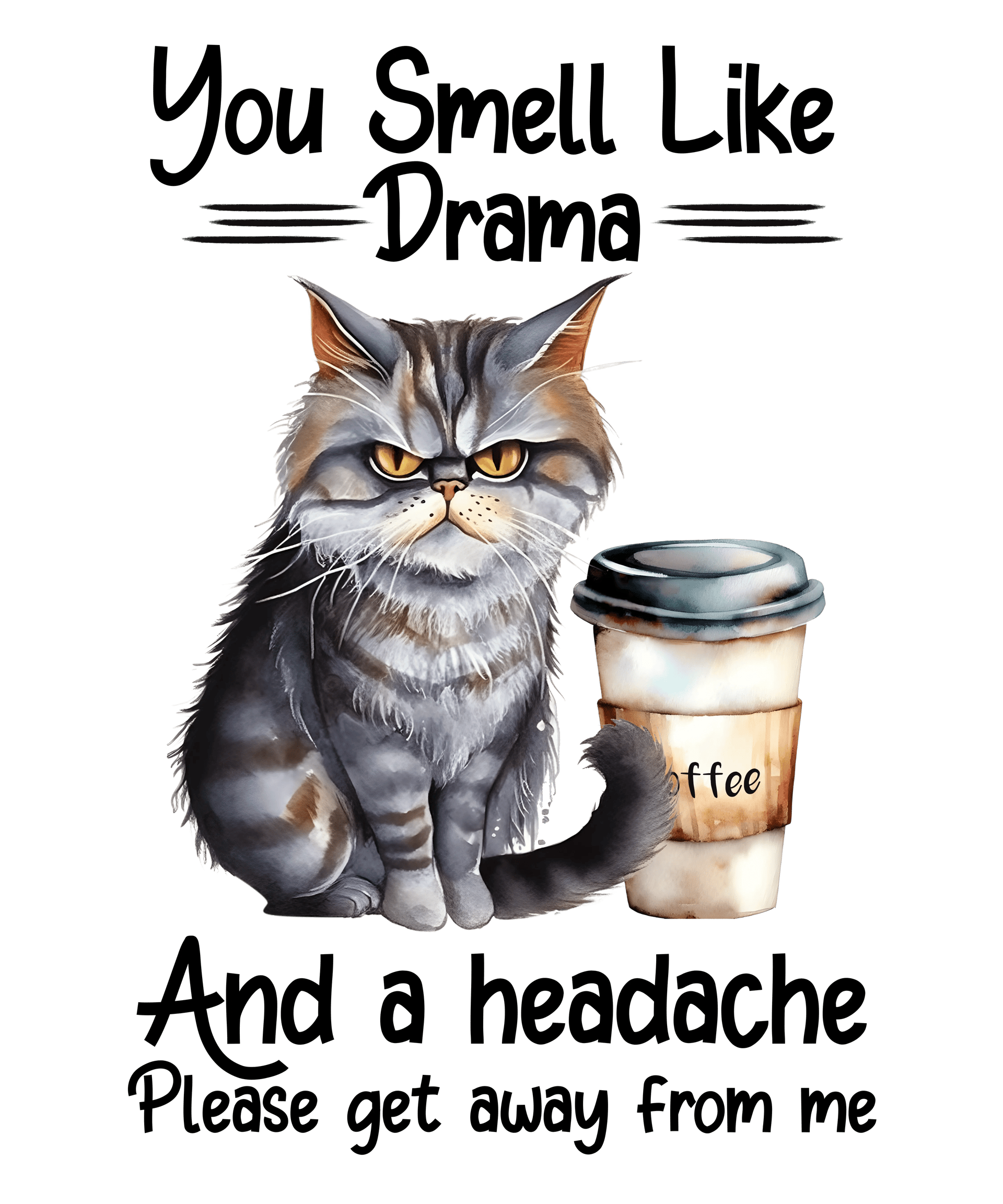 Funny Cat owner Design - DTF Ready To Press