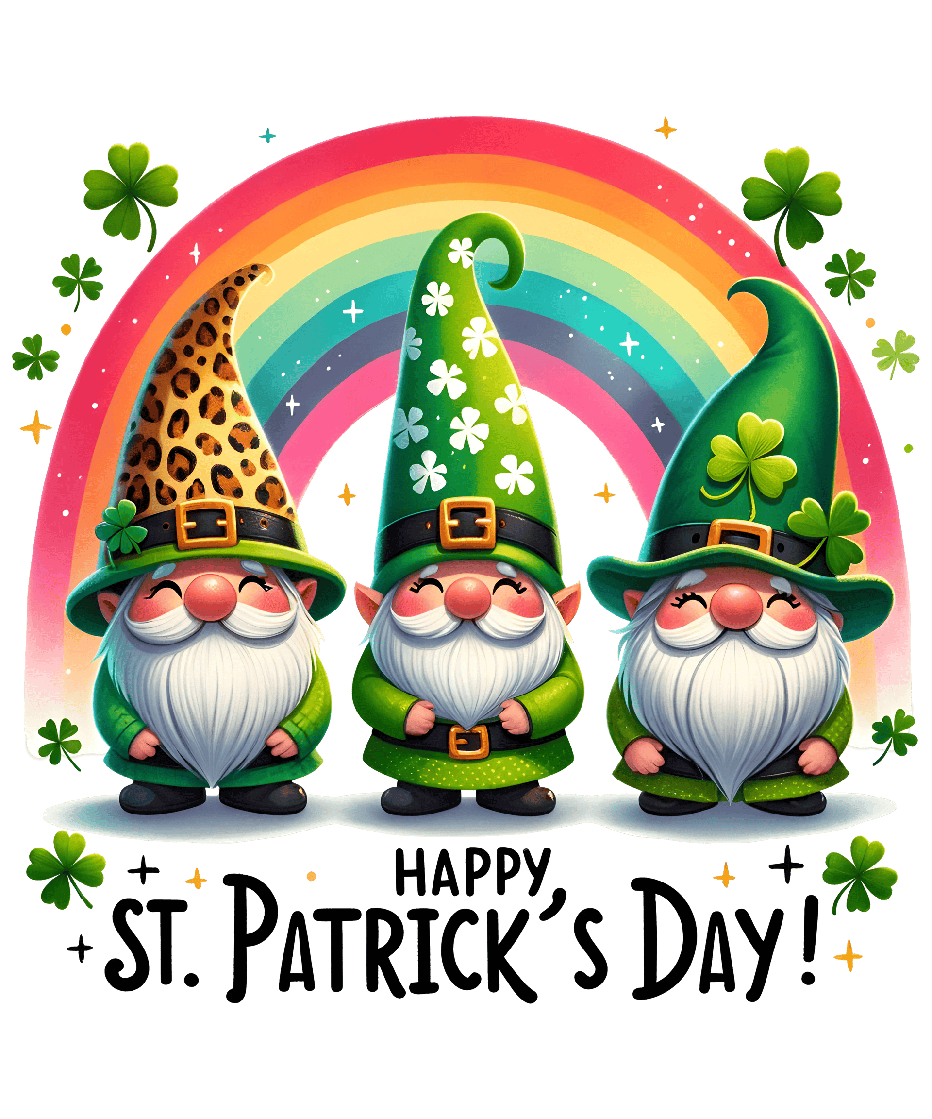 Happy St. Patrick's Day Irish Gnome Design