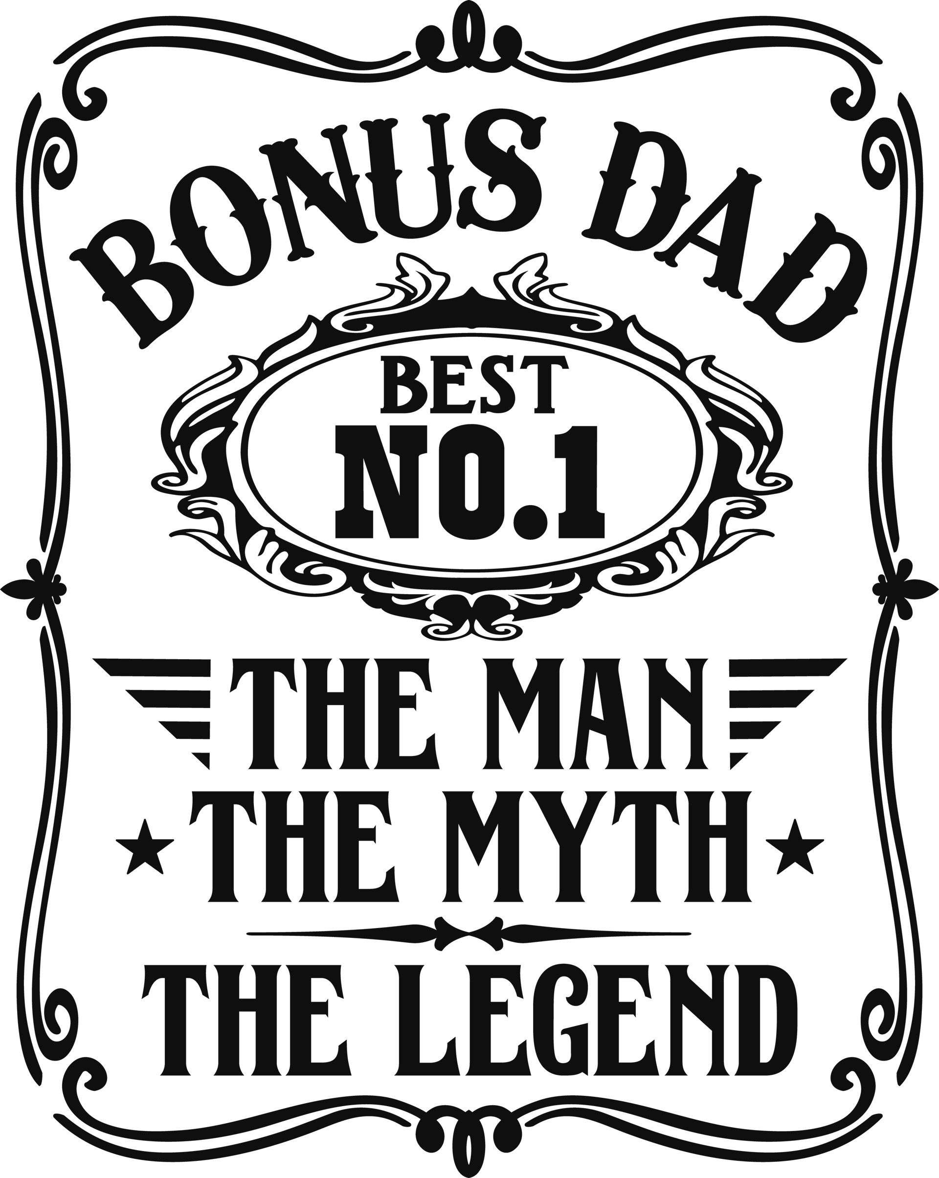 Bonus Dad Design - DTF Ready To Press