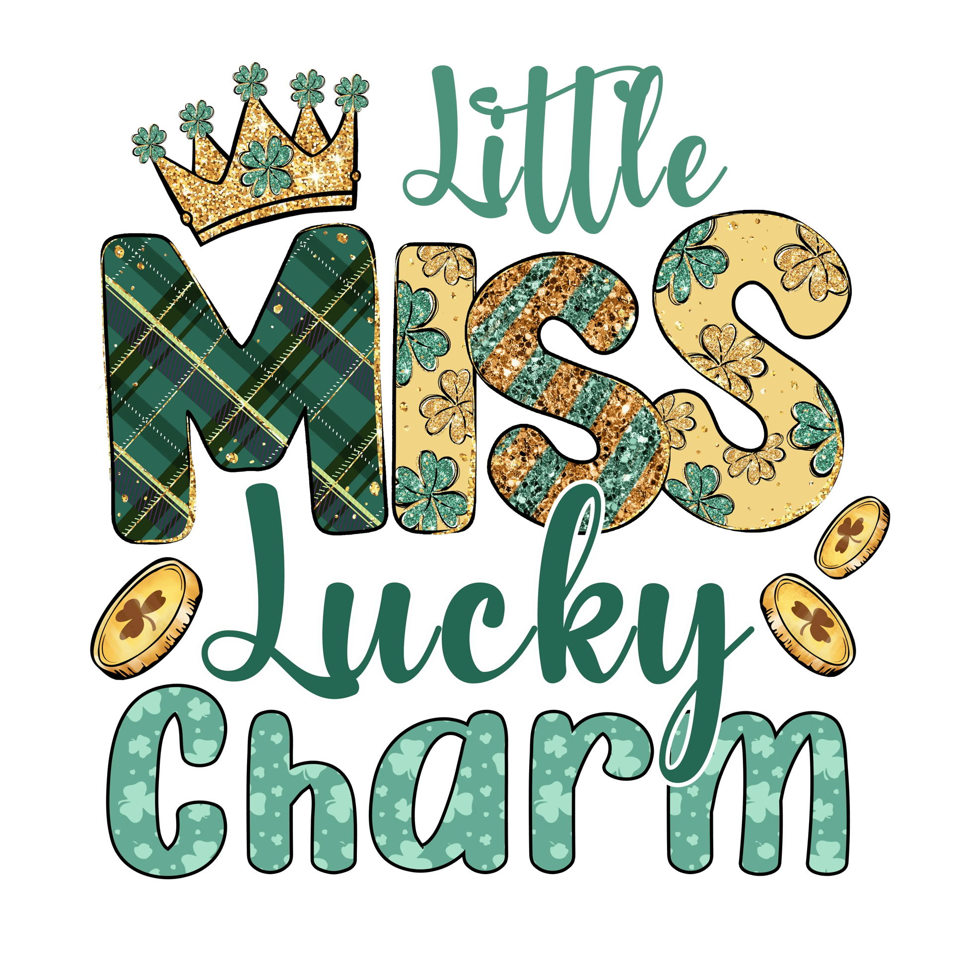 Little Miss Lucky Charm - St. Patrick's Design