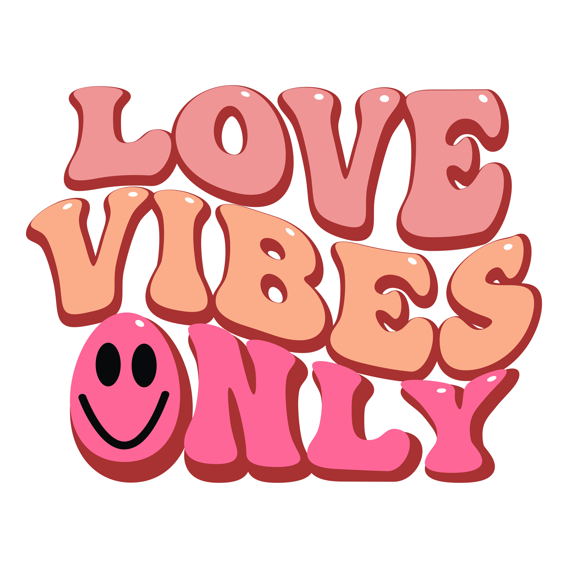 Love Vibes Only Valentine's Day Design