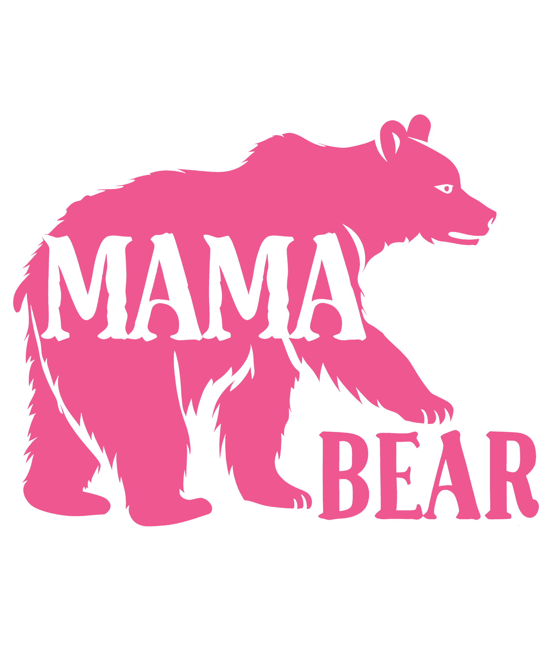 Mama Bear Design - DTF Ready To Press