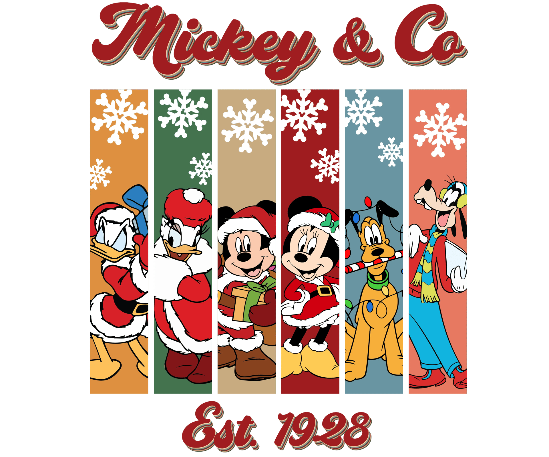Mickey Mouse and Friends Christmas Design
