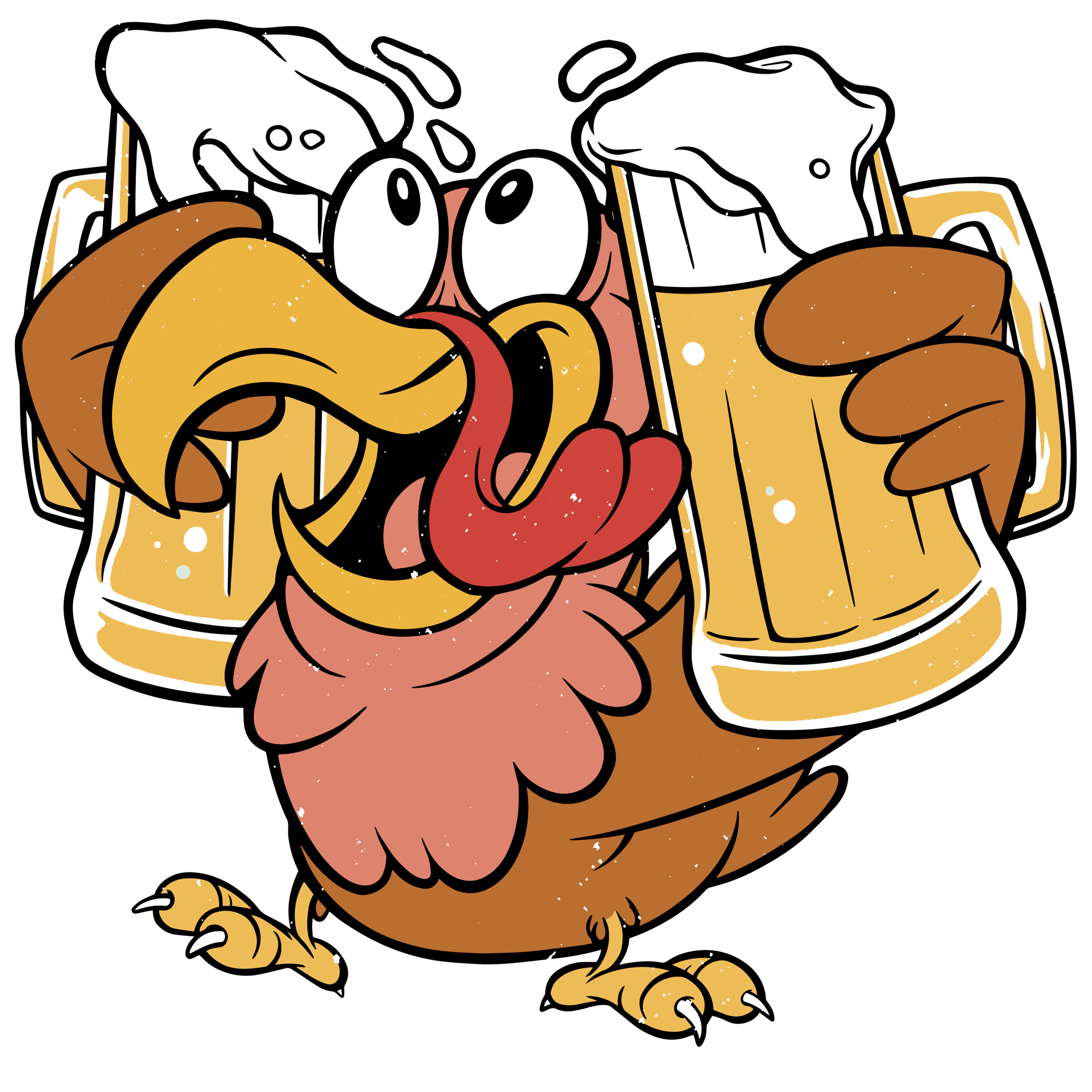 Thanksgiving Turkey DTF Design Ready Press V1