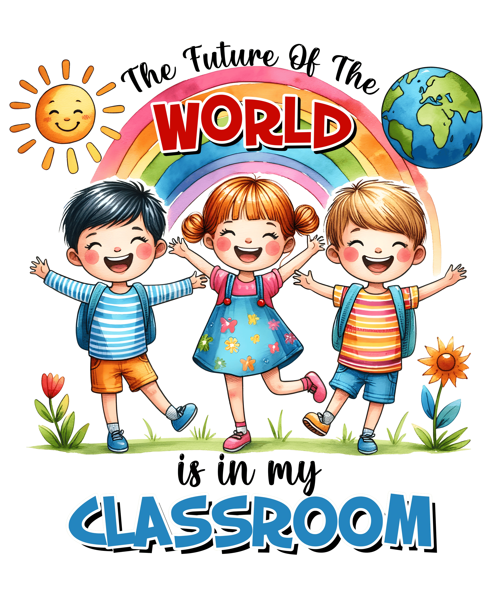 Future of the World - Teacher Day Design