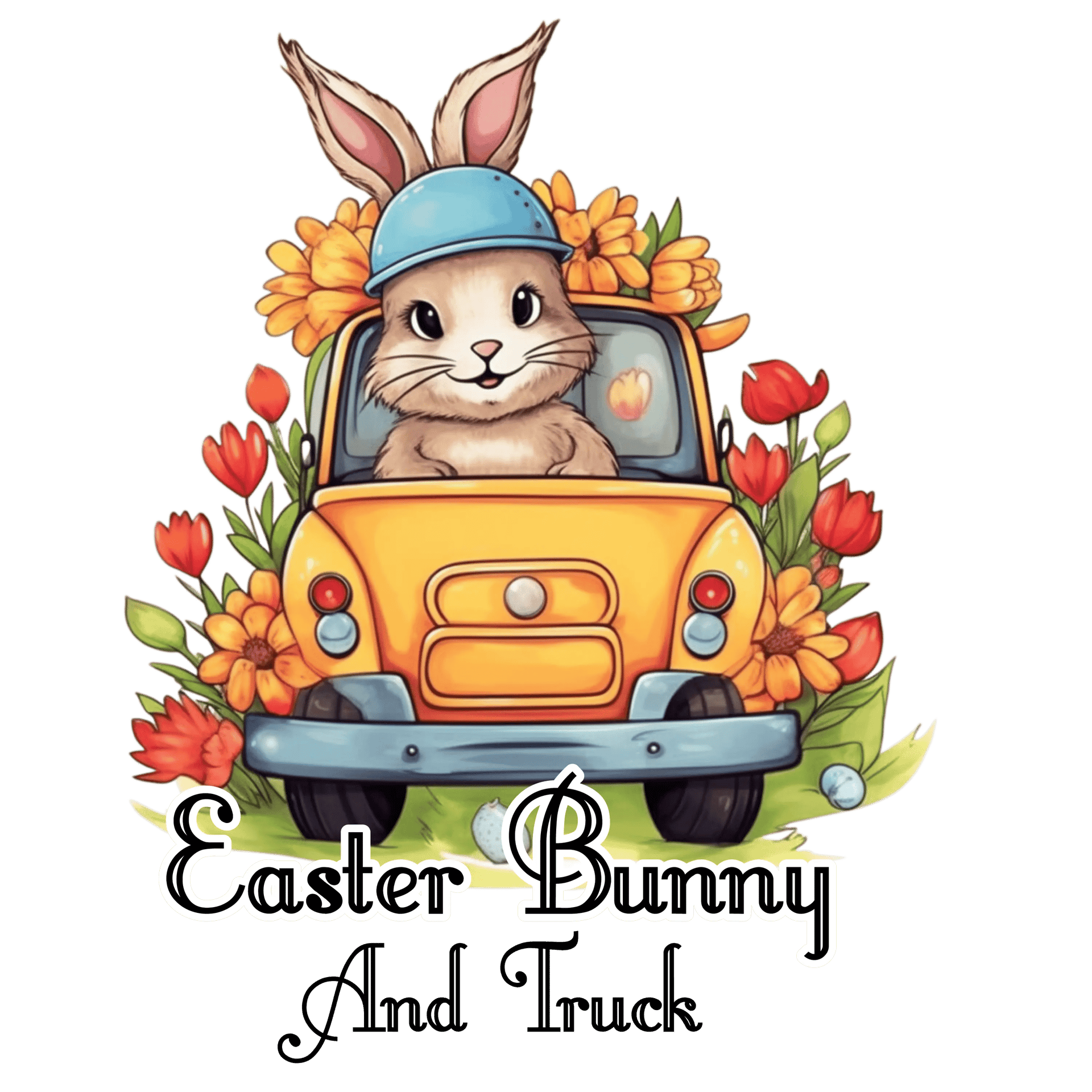 Truck Lover Easter Bunny Party Design
