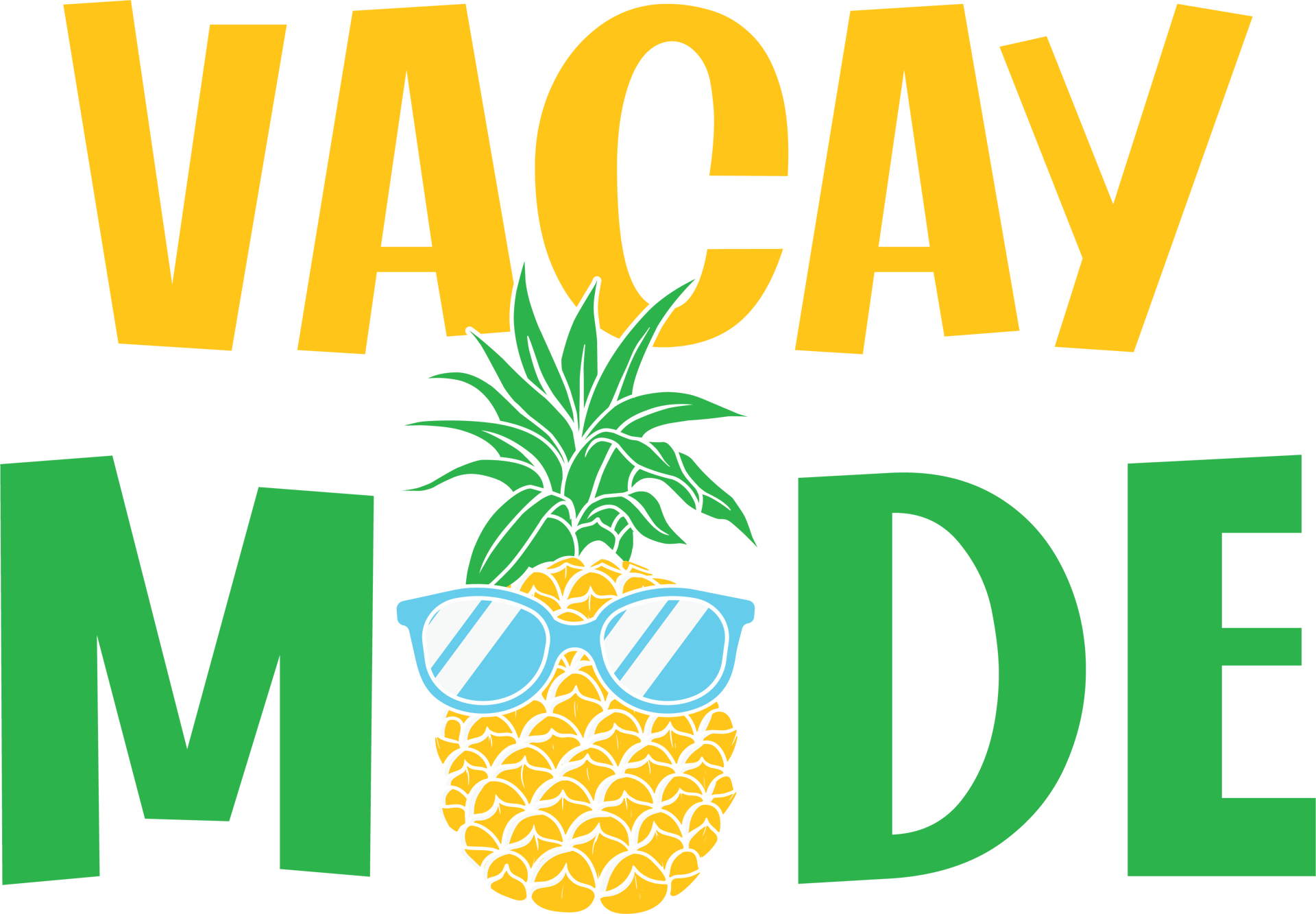 Vacay Mode DTF Design - Ready to Press
